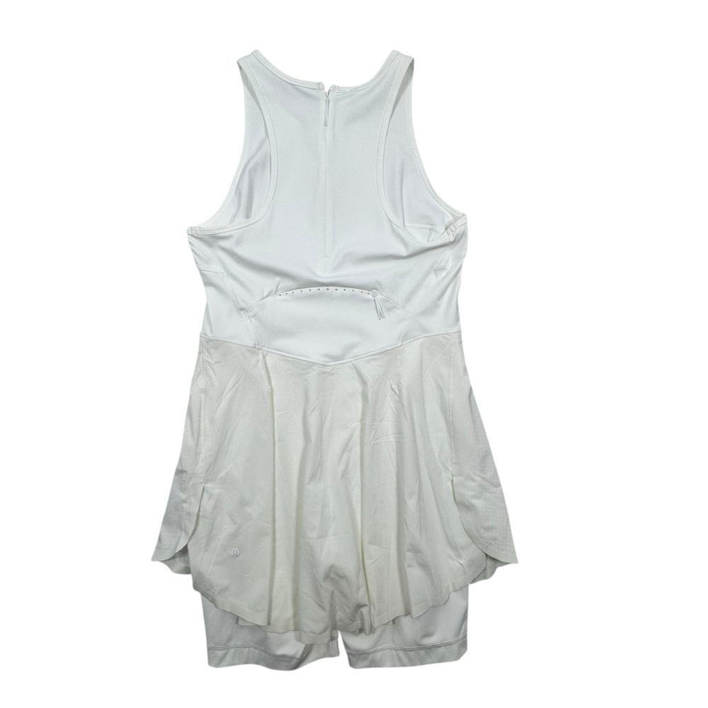 Lululemon Nulux Running Dress White SZ 12 NWT $138 Tennis Sleeveless - Picture 7 of 9